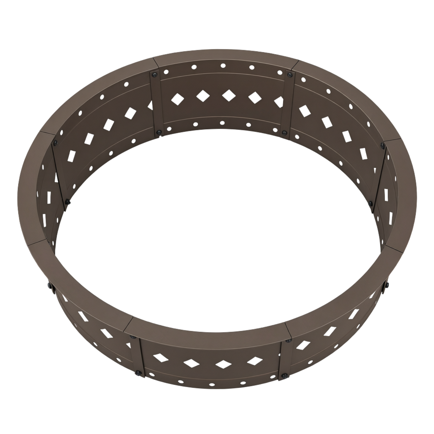 Outdoor Steel Fire Pit Ring for Wood Burning - 36 Inches