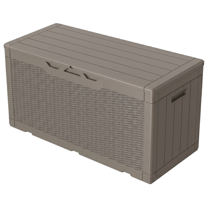 Hydraulic Lid Deck Storage Box with Side Handles - 378.5 L Capacity