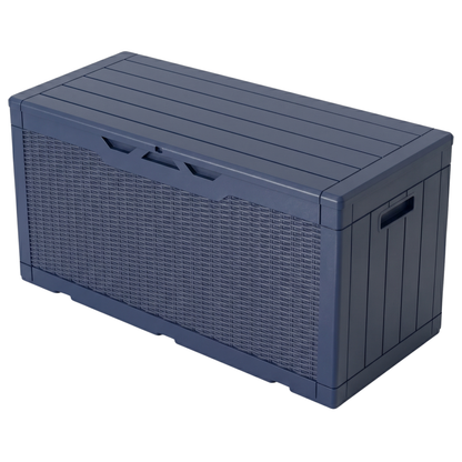 Hydraulic Lid Deck Storage Box with Side Handles - 378.5 L Capacity