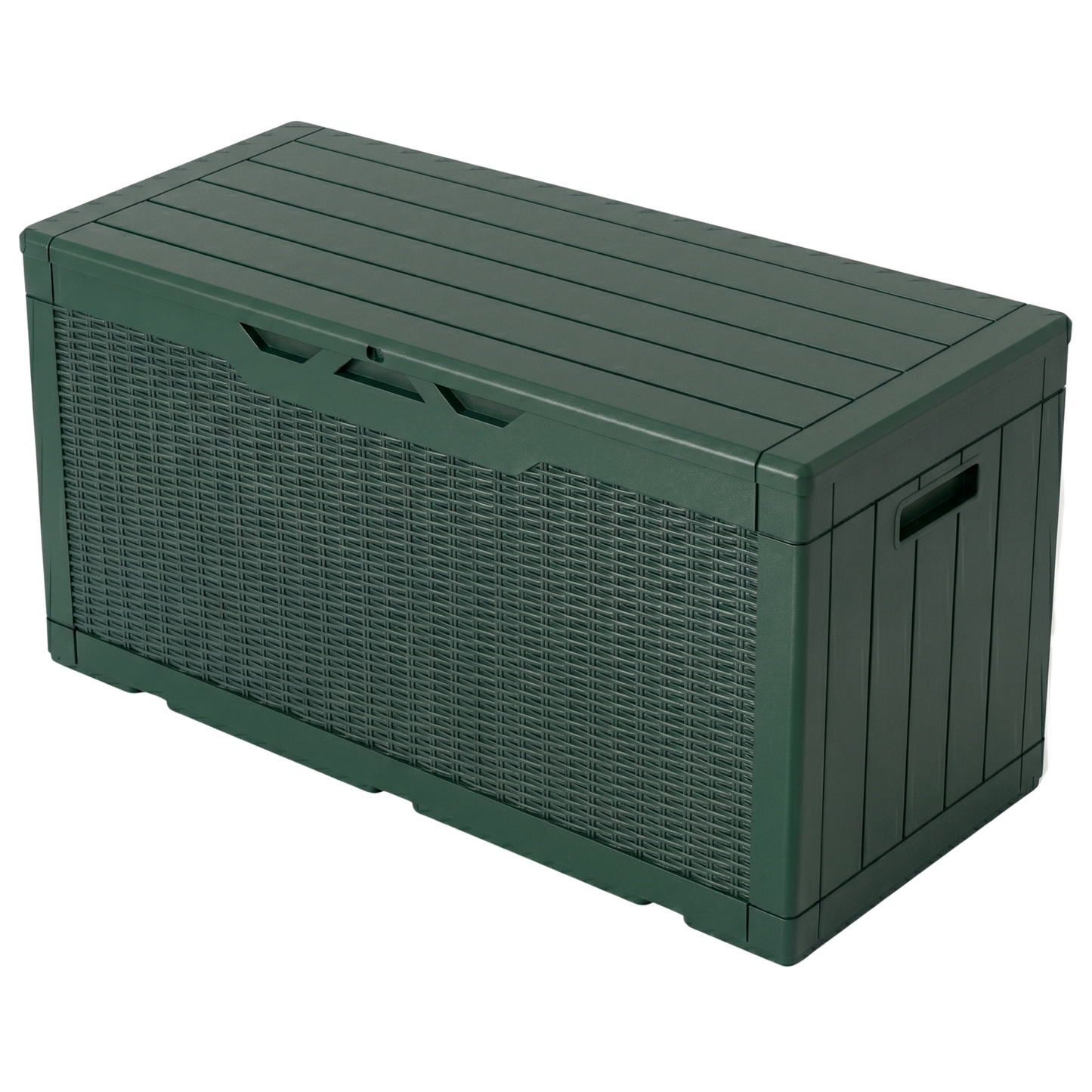 Hydraulic Lid Deck Storage Box with Side Handles - 378.5 L Capacity
