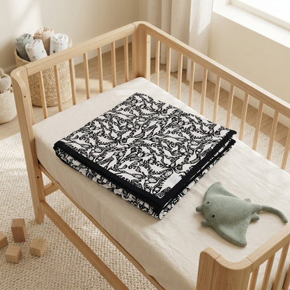 Coloring Blanket with Meadow Design