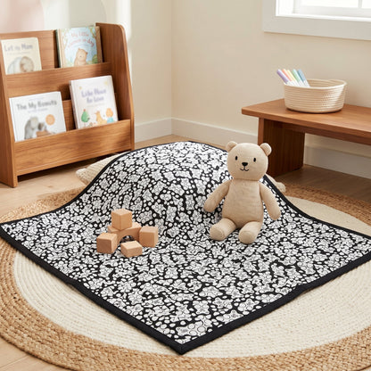 Coloring Blanket with Meadow Design