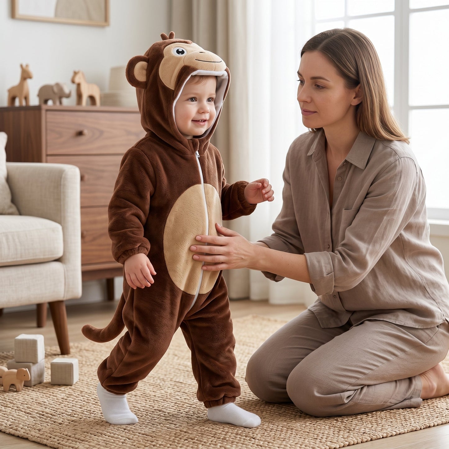 Infant Fleece Bodysuit for Cozy Comfort