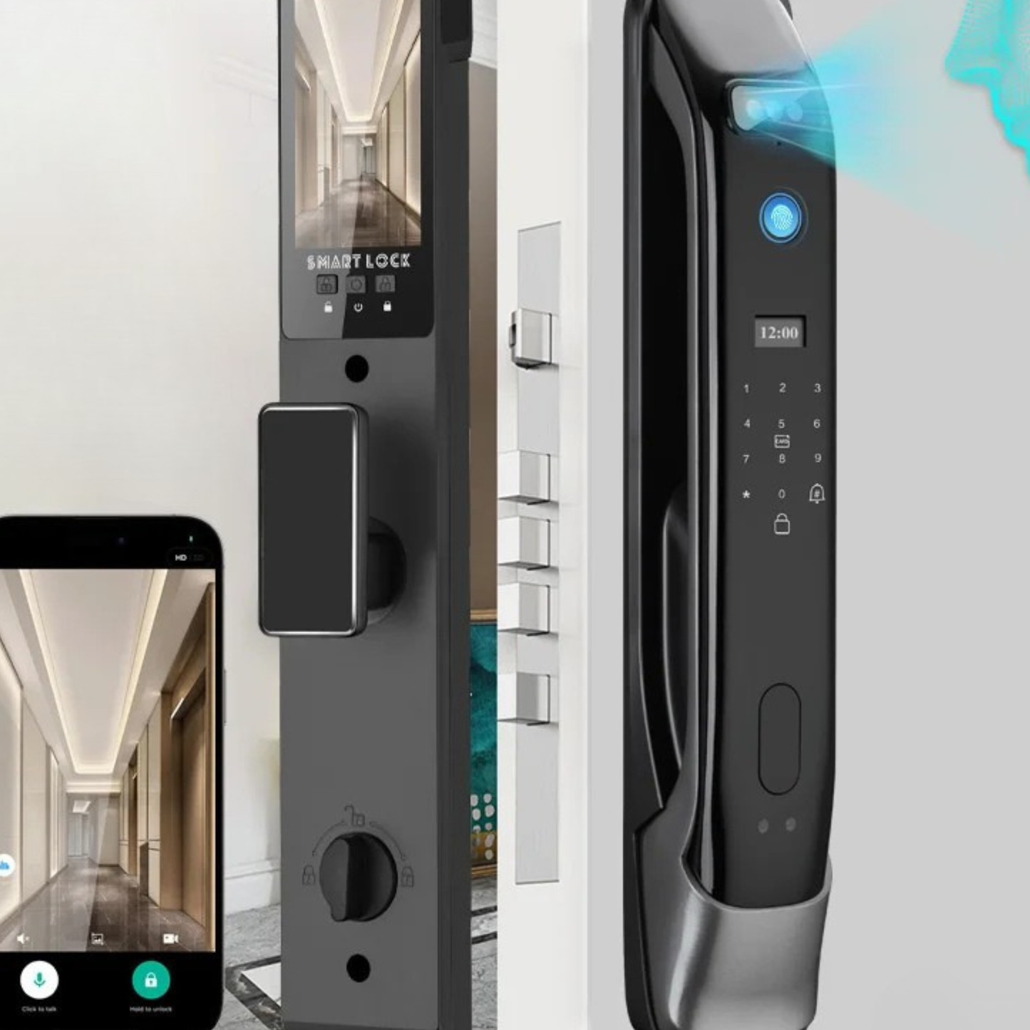 Advanced Biometric Entry Lock with Face Detection Technology