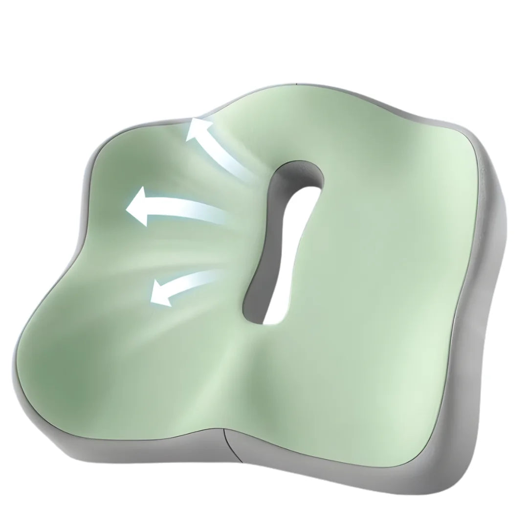 3-Zone Seat Cushion with Ergonomic Design