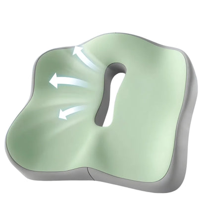 3-Zone Seat Cushion with Ergonomic Design