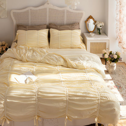 Charming Lace Bedding Collection – 4-Piece Set for Dreamy Bedrooms