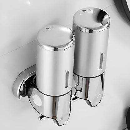 Sleek Marble-Style Wall Soap Dispenser for Effortless Use