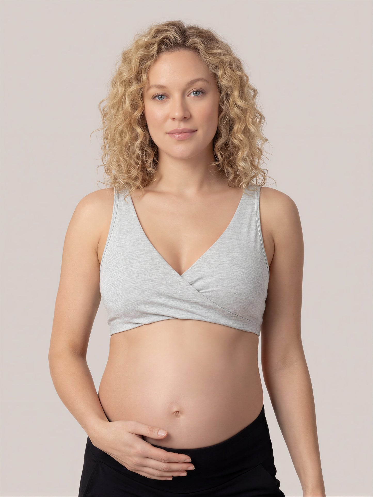 Nursing Bra with Soft Crossover Design