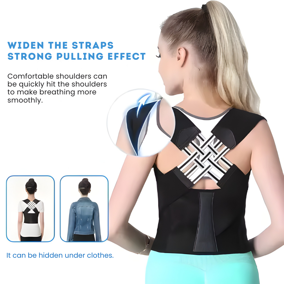 Back Support Brace for Improved Posture Correction