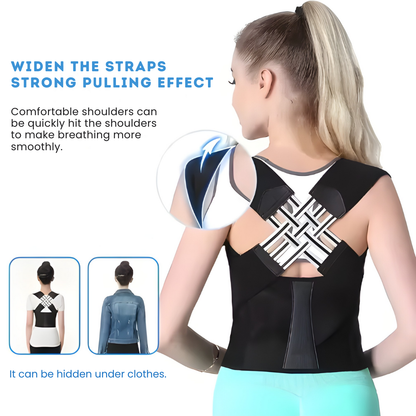 Back Support Brace for Improved Posture Correction