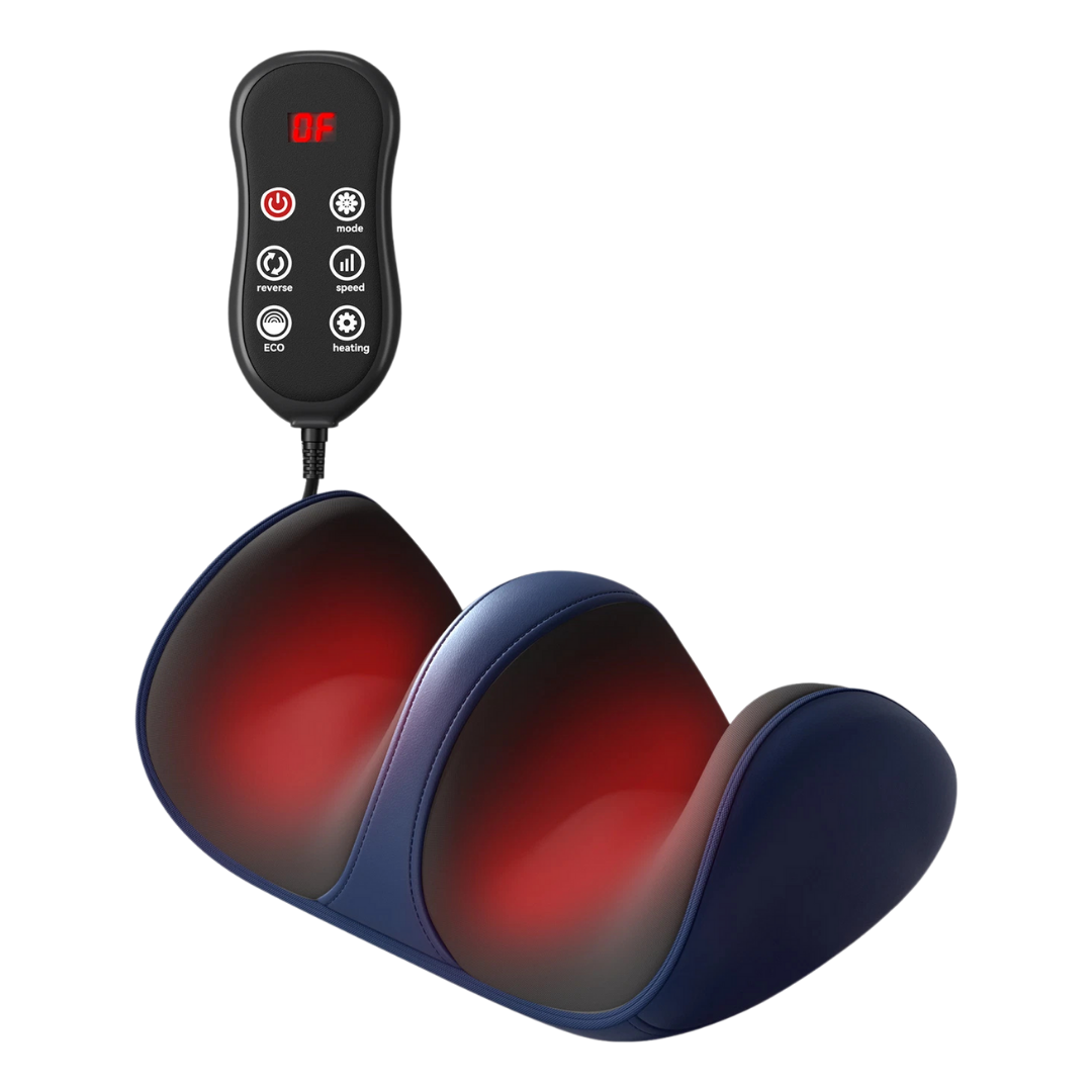 Heat-Enhanced Shiatsu Foot Massage Device
