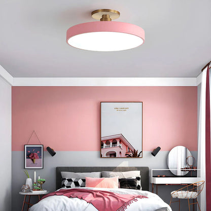 Chic Two-Color LED Ceiling Light with Convenient Remote Control