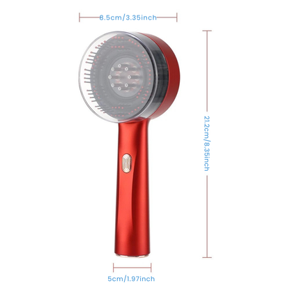 Scalp Massager Brush with Electric Vibration