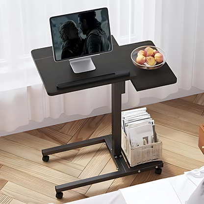 Adjustable Mobile Laptop Desk on Wheels