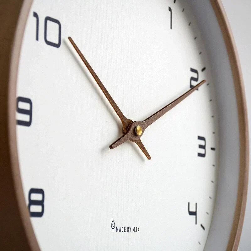 Tranquil Essence Wall Clock – Elegant Wood Design