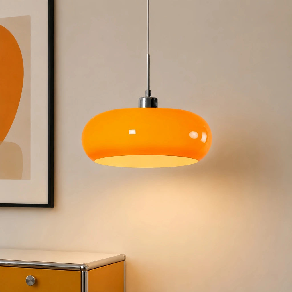 Elegant Geometric Glass Ceiling Fixture with E27 Socket