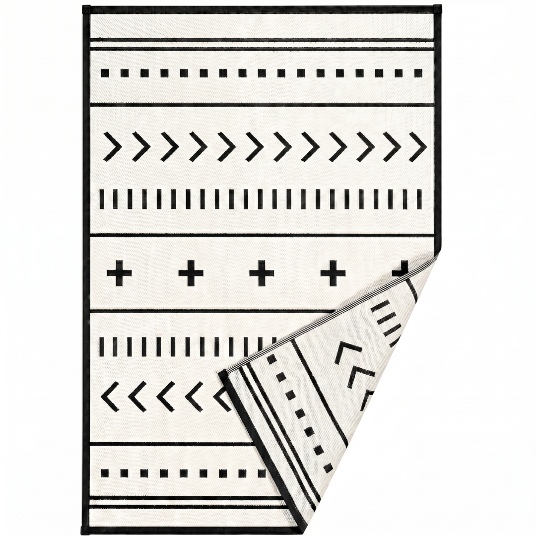 Outdoor Rug 4x6 ft – Reversible and Water-Resistant for Patio & RV