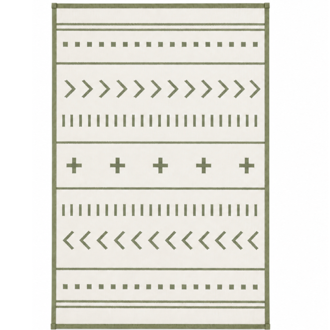 Outdoor Rug 4x6 ft – Reversible and Water-Resistant for Patio & RV