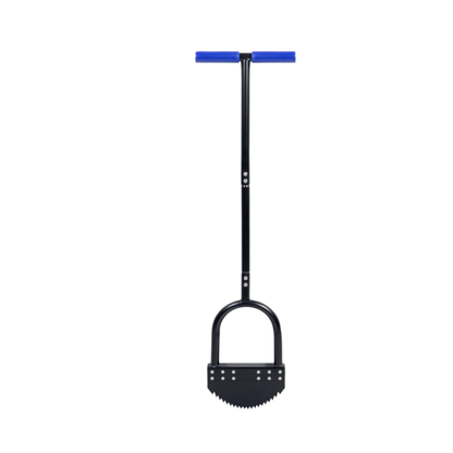 41-Inch Handheld Lawn Edge Trimmer with Steel Blade and Base Plate