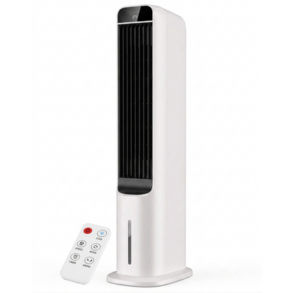 Portable 41-Inch Evaporative Air Cooler with Remote and Timer