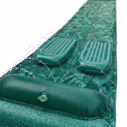 45-Foot Dual Lane Garden Water Slide with Sprinkler and 2 Body Boards