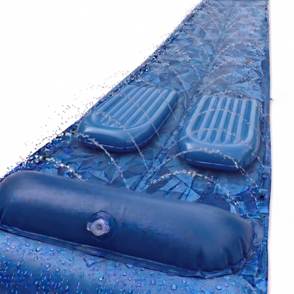 45-Foot Dual Lane Garden Water Slide with Sprinkler and 2 Body Boards