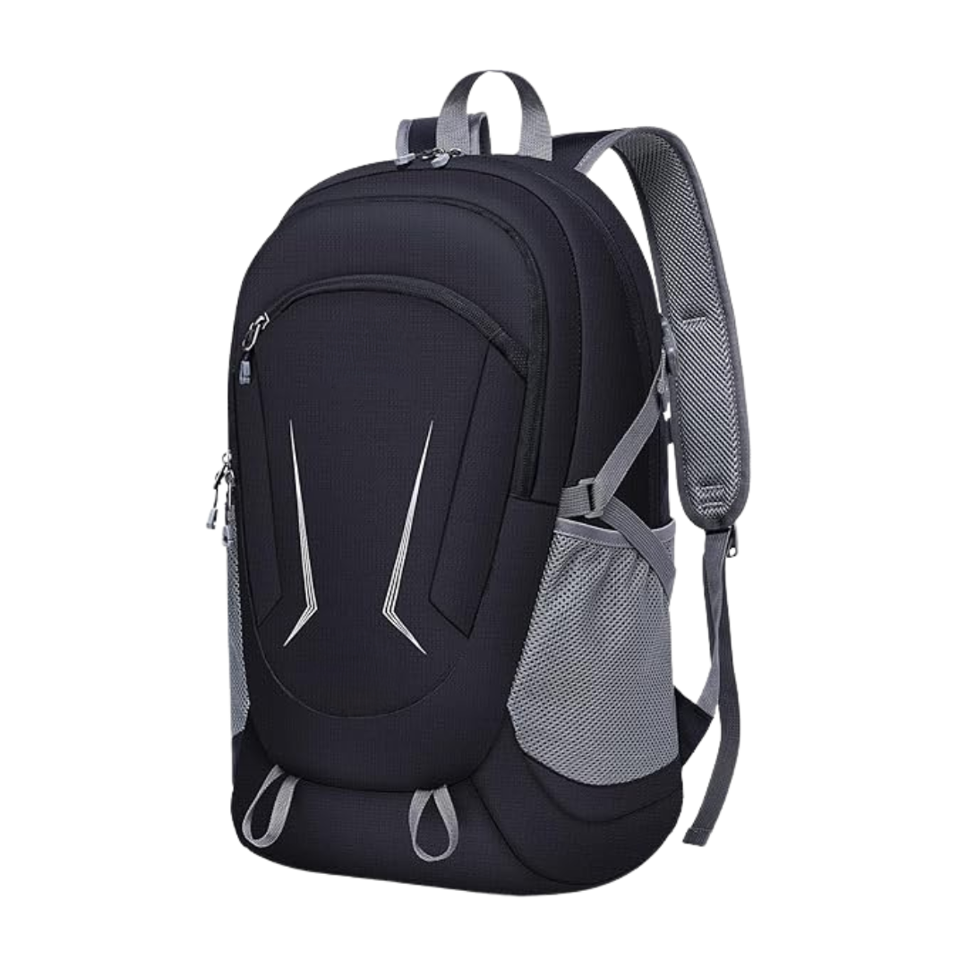 Water-Resistant Multi-Compartment Backpack for Hiking - 45L Foldable