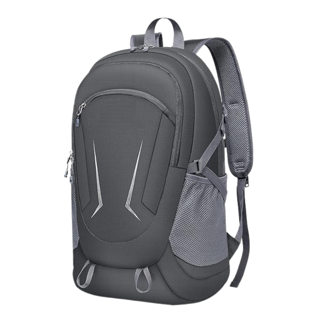 Water-Resistant Multi-Compartment Backpack for Hiking - 45L Foldable