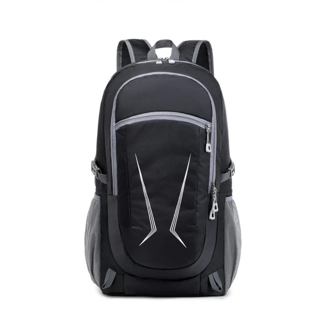Water-Resistant Multi-Compartment Backpack for Hiking - 45L Foldable