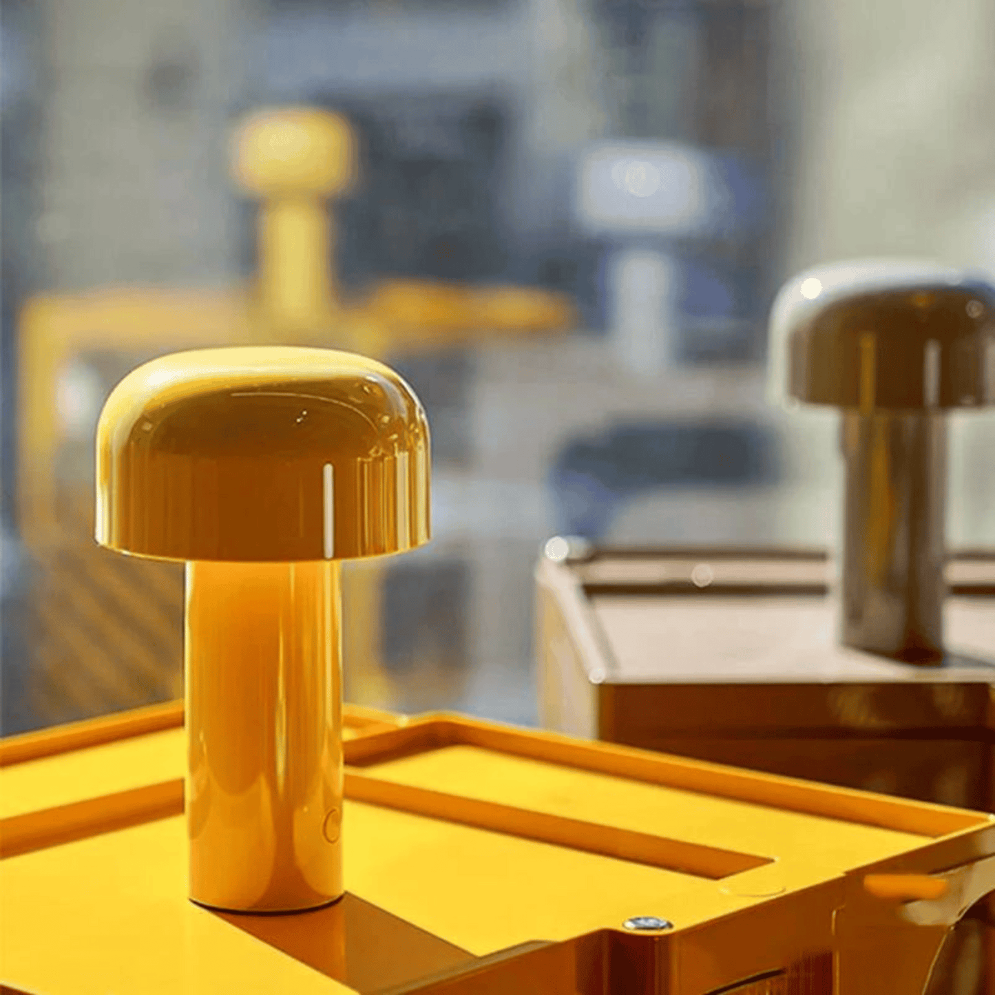 Stylish Rechargeable LED Table Lamp with Adjustable Brightness