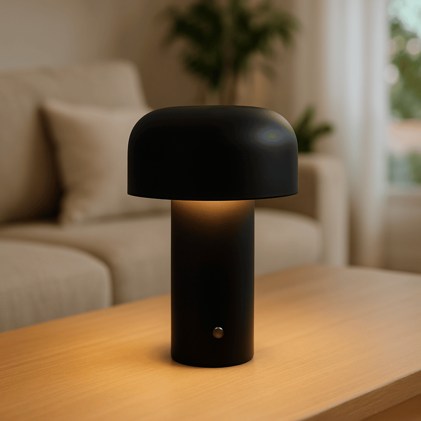Stylish Rechargeable LED Table Lamp with Adjustable Brightness