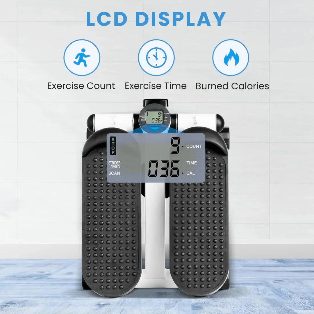 Compact Stepper with LCD Display for Cardio Workouts