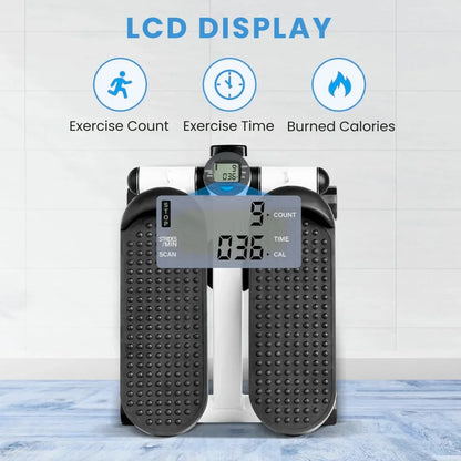 Compact Stepper with LCD Display for Cardio Workouts