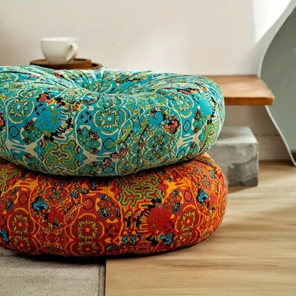 Vibrant Bohemian Meditation Cushion for Ultimate Comfort