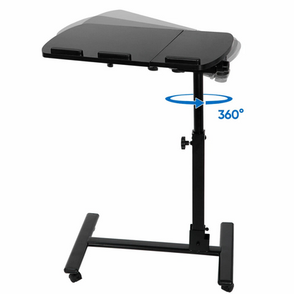 Adjustable Mobile Laptop Desk on Wheels