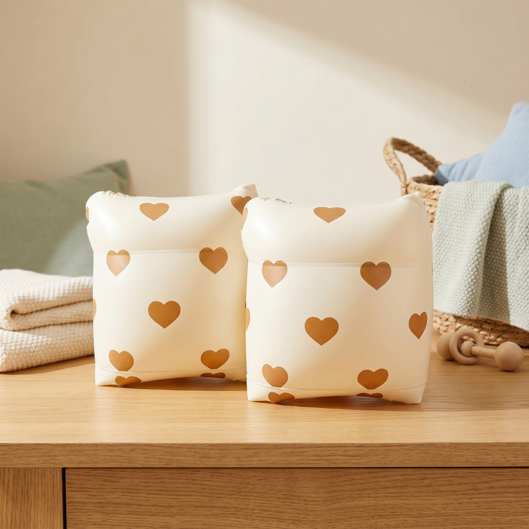 Children's Arm Floaties in Coral Color