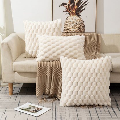 Soft Weave 3D Cushion Cover – Cozy Elegance for Your Home
