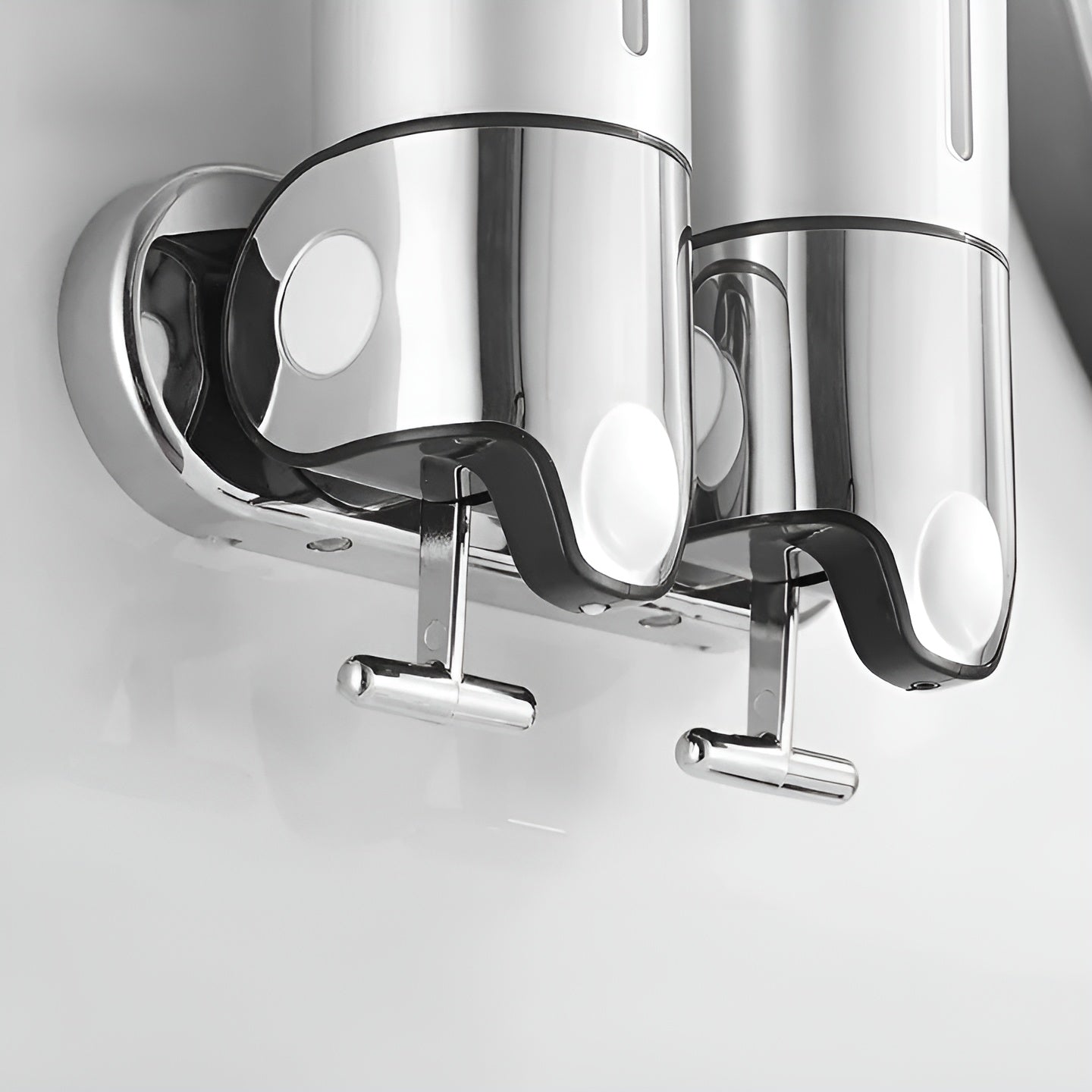 Sleek Marble-Style Wall Soap Dispenser for Effortless Use