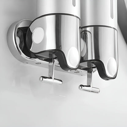 Sleek Marble-Style Wall Soap Dispenser for Effortless Use