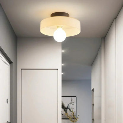 Elegant Dual-Mount Light Fixture with Glass Globe Design