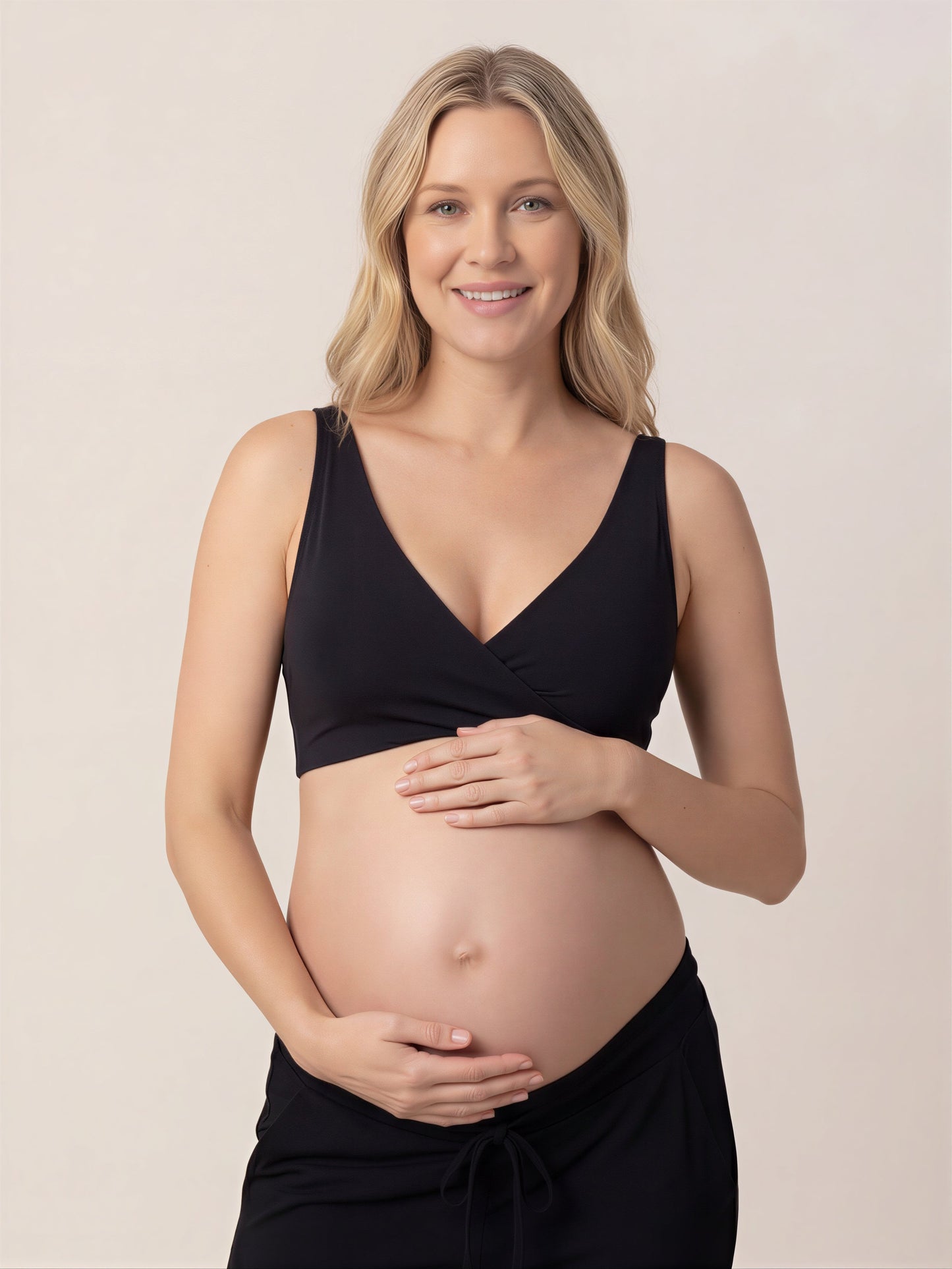 Nursing Bra with Soft Crossover Design