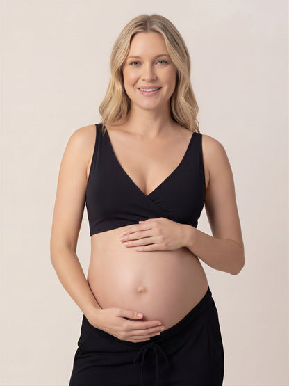 Nursing Bra with Soft Crossover Design