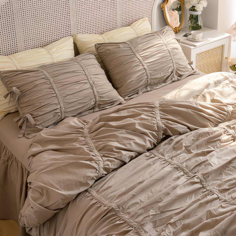 Charming Lace Bedding Collection – 4-Piece Set for Dreamy Bedrooms