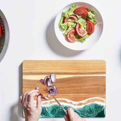 Coastal Charm Serving Board - Artisan Crafted Design