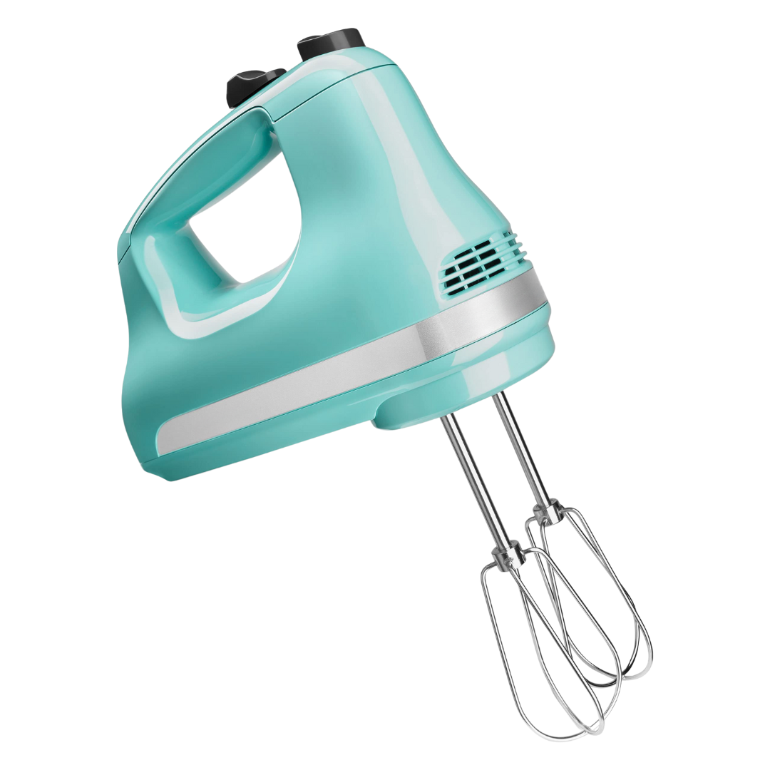 Lightweight Compact Hand Mixer with 5 Speed Settings and Turbo Beaters