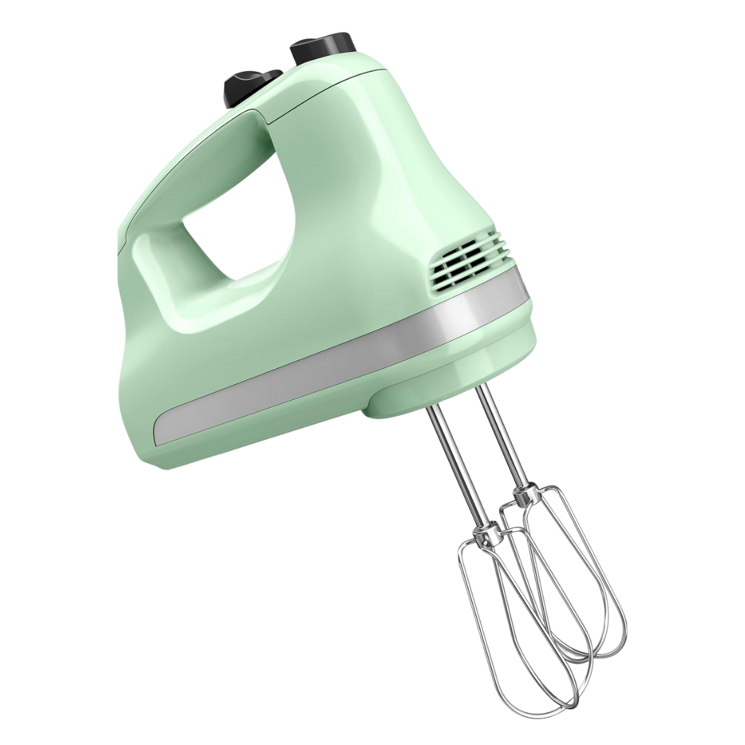 Lightweight Compact Hand Mixer with 5 Speed Settings and Turbo Beaters