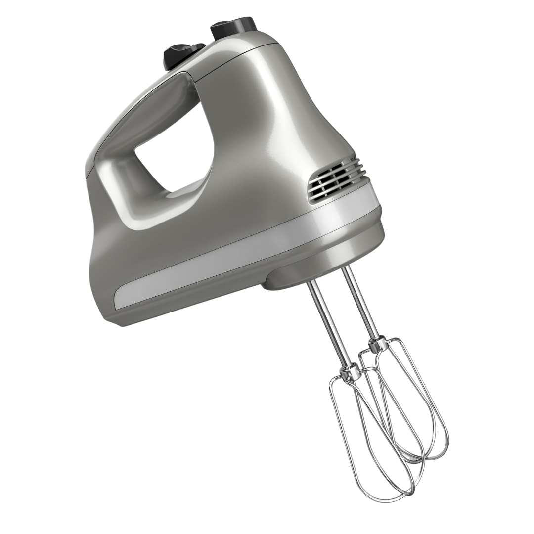 Lightweight Compact Hand Mixer with 5 Speed Settings and Turbo Beaters