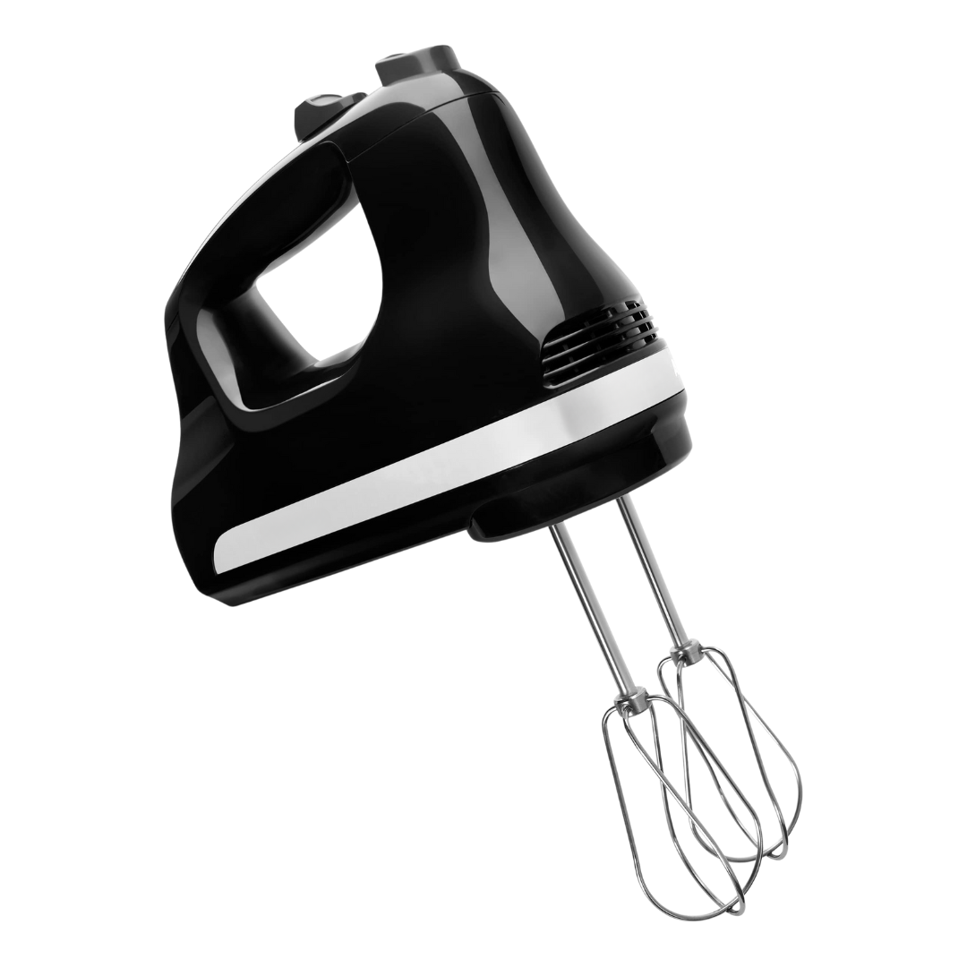 Lightweight Compact Hand Mixer with 5 Speed Settings and Turbo Beaters