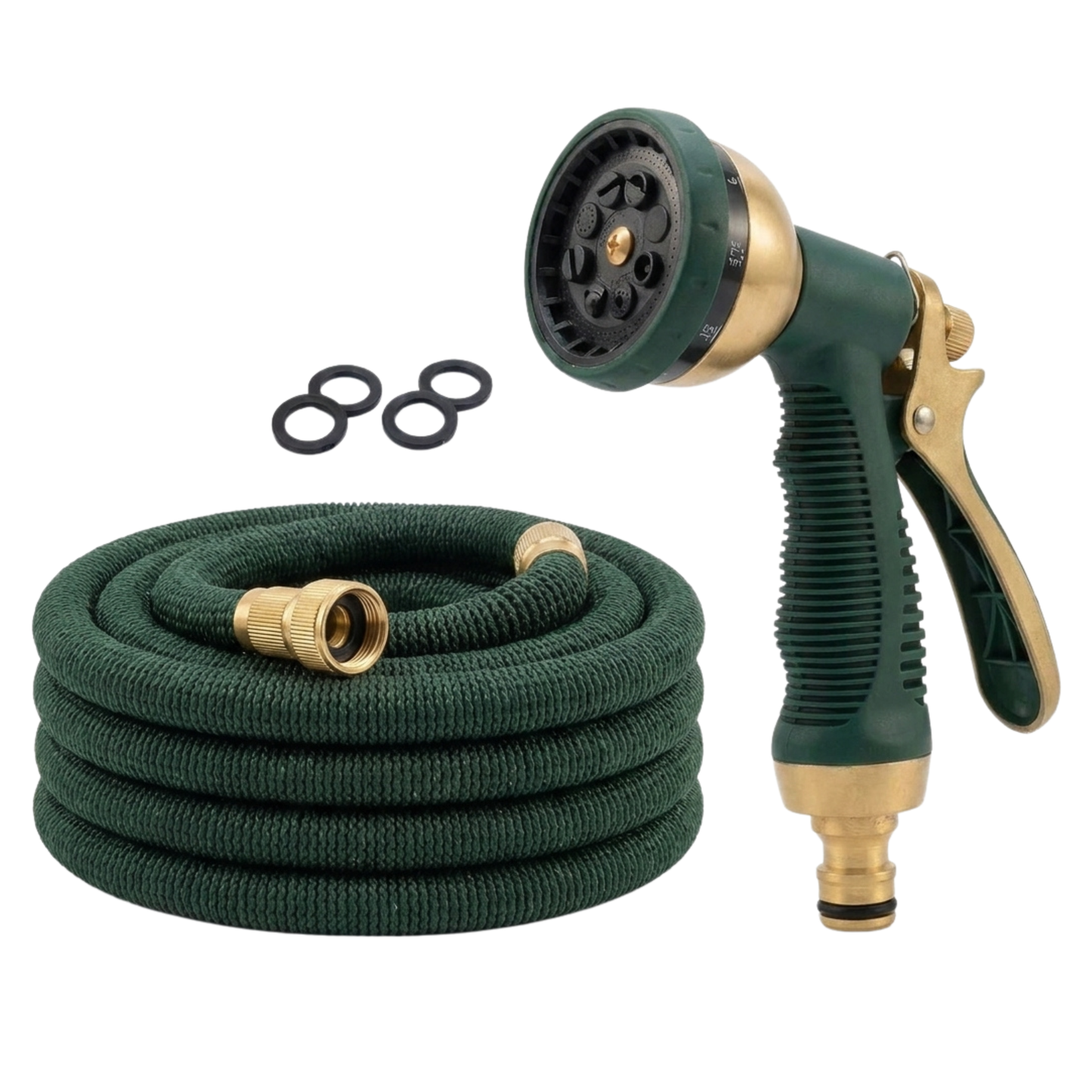 50 Feet Aluminum Water Hose 650 PSI - Tangle-Free Flow System